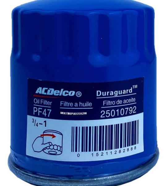 FILTRO ACEITE ACDELCO 96879797